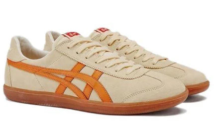 Men's Onitsuka Tiger Tokuten Cream Orange Gum Shoes