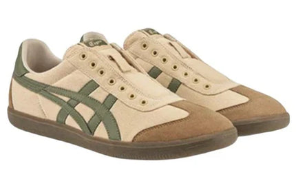 Men's Onitsuka Tiger Tokuten Slip-on 'Beige Brown Green' Shoes