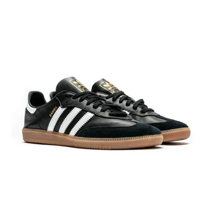 Men's Adidas Samba Black Gum Shoes