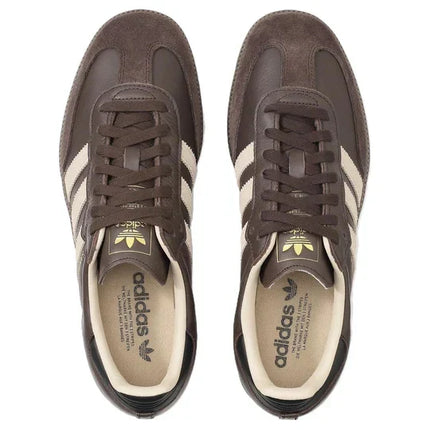 Men's Adidas Samba Dark Brown Beige Gum Shoes