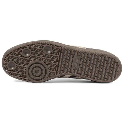 Men's Adidas Samba Dark Brown Beige Gum Shoes