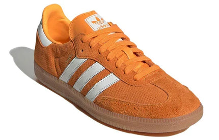 Men's Adidas Samba Orange Rush Gum Shoes