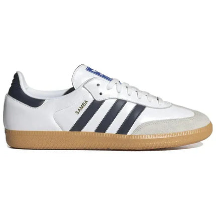 Men's Adidas Samba White Night Indigo Gum Shoes