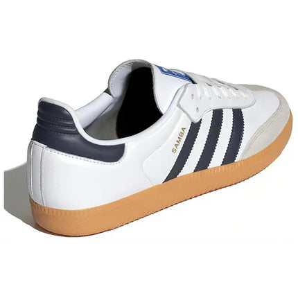 Men's Adidas Samba White Night Indigo Gum Shoes