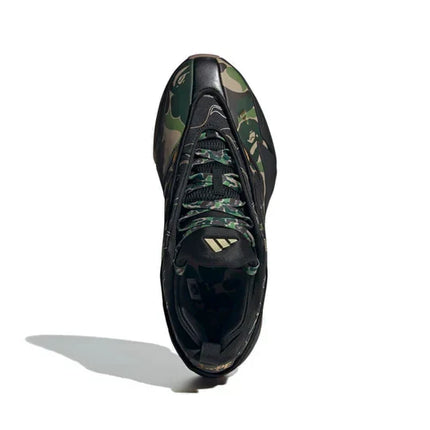 Men's Adidas x A Bathing Ape Dame 9 'Core Black Camo' Shoes