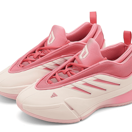 Men's Adidas Dame 9 Grey Pink Shoes
