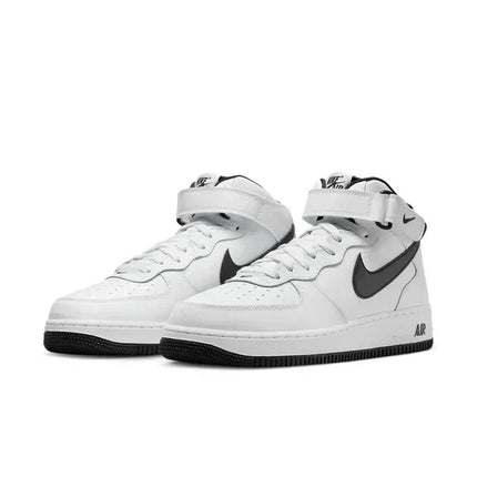 Men's Air Force 1 Mid '07 'White Black' Shoes