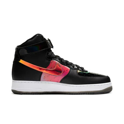 Men's Air Force 1 '07 Black White Bright Crimson Shoes