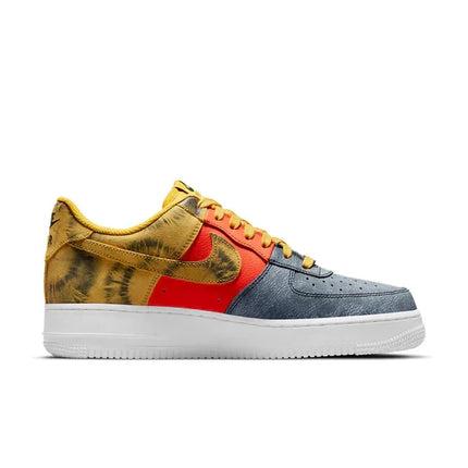 Men's Air Force 1 '07 Dark Sulphur Tie-Dye Shoes