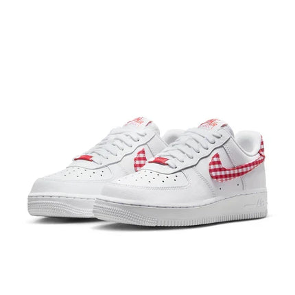 Men's Air Force 1 '07 Essential 'Mystic Red Gingham' Shoes