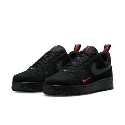 Men's Air Force 1 '07 Multi-Swoosh Black Crimson Shoes