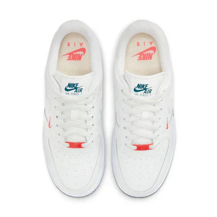 Men's Air Force 1 '07 Summit White Solar Red Shoes