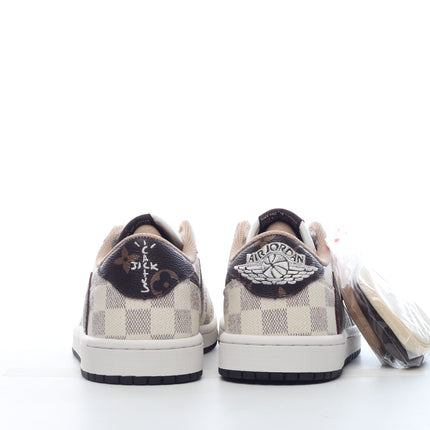 Men's Louis Vuitton x Air Jordan 1 Low Shoes
