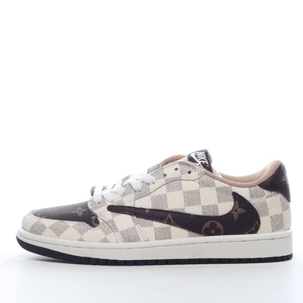 Men's Louis Vuitton x Air Jordan 1 Low Shoes