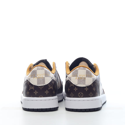 Men's Louis Vuitton x Air Jordan 1 Low Shoes