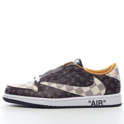 Men's Louis Vuitton x Air Jordan 1 Low Shoes