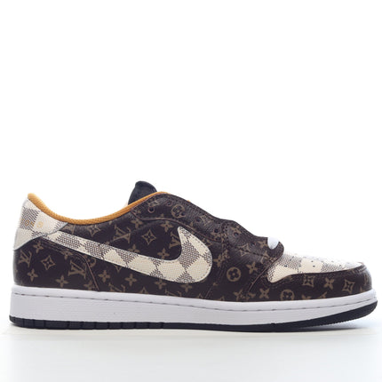 Men's Louis Vuitton x Air Jordan 1 Low Shoes