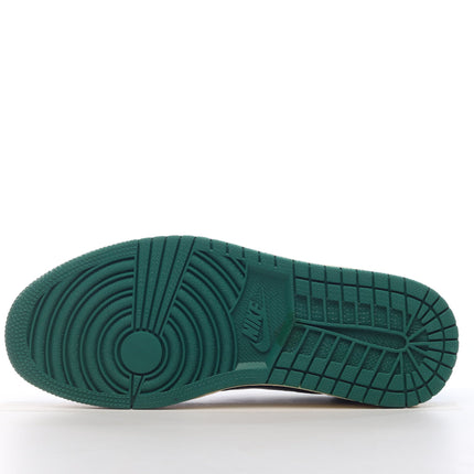 Men's Pk God Fragment Design x Travis Scott x Air Jordan 1 Retro Low Green Black White Shoes