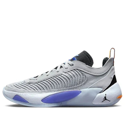 Men's Air Jordan Luka 1 Grey Blue Orange Shoes