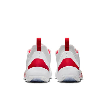 Men's Air Jordan Luka 1 White Fire Red Shoes