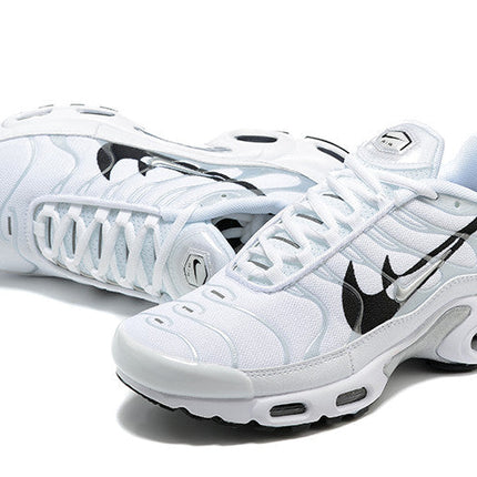 Men's Air Max Plus White Metallic Silver Shoes