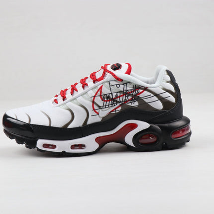 Men's Air Max Plus White Red Shoes