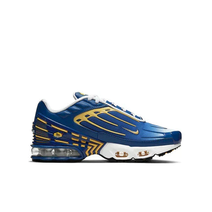 Men's Air Max Plus 3 Deep Royal Topaz Gold Shoes
