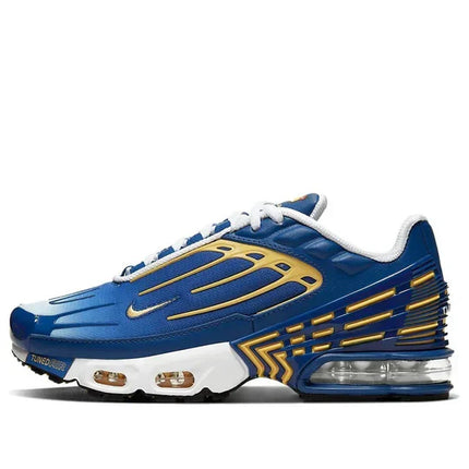 Men's Air Max Plus 3 Deep Royal Topaz Gold Shoes
