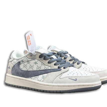 Men's Nike Fragment x Travis Scott x Gucci Air Jordan 1 Low Shoes