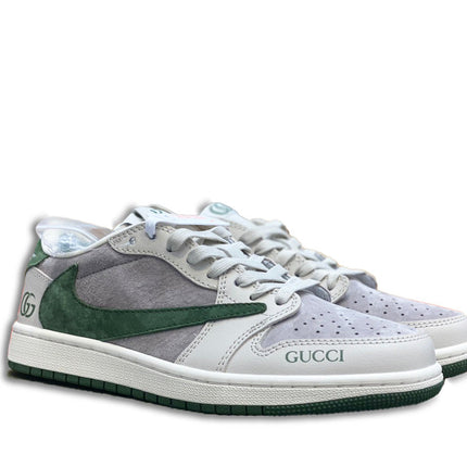 Men's Nike Fragment x TS x Air Jordan 1 Low x Gucci Shoes