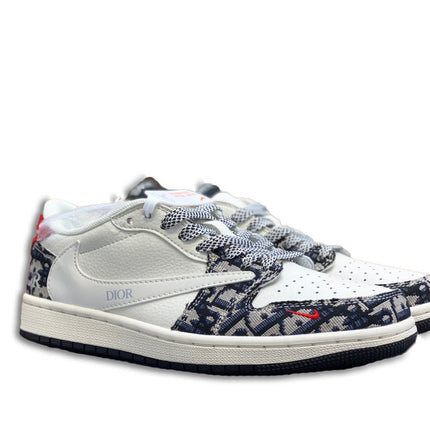 Men's Nike Fragment x TS x Air Jordan 1 Low x Gucci Shoes