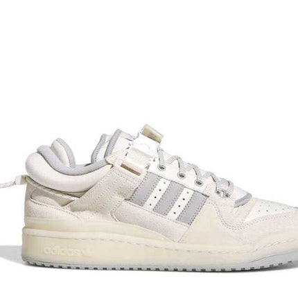Men's Bad Bunny Ãƒâ€” adidas Forum Low White Bunny Shoes