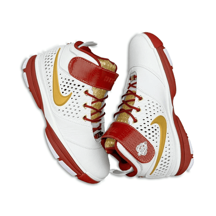 Men's Nike Zoom Kobe 2 White Red Shoes