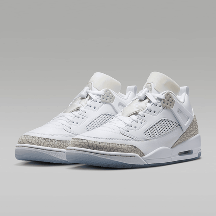 Men's Air Jordan Spizike Low Metallic Silver Shoes