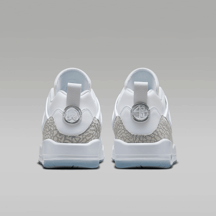 Men's Air Jordan Spizike Low Metallic Silver Shoes