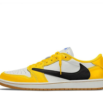 Men's Air Jordan 1 Low OG x Travis Scott Canary Shoes