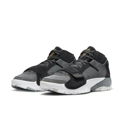 Men's Air Jordan Zion 2 Black Metallic Gold Shoes