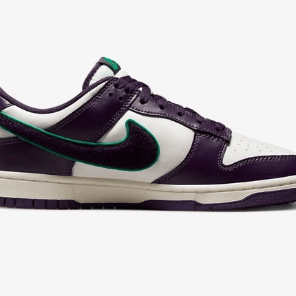 Men's Nike SB Dunk Low Swooshes Black Purple Shoes