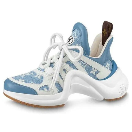 Men's LOUIS VUITTON Archlight 2.0 Platform Denim Monogram Sneakers