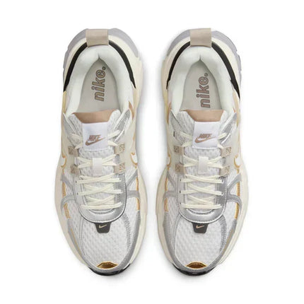Men's Nike V2K Khaki Metallic Silver Shoes