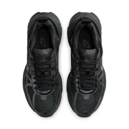 Men's Nike V2K Metallic Silver Black Shoes