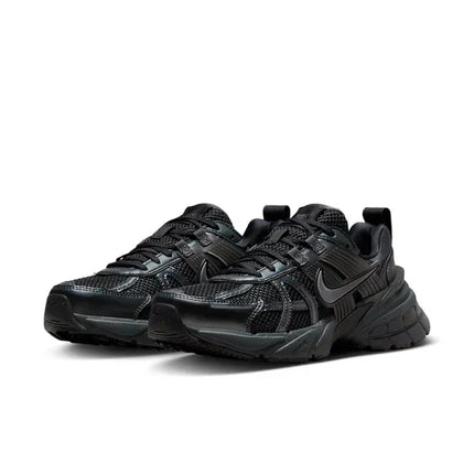 Men's Nike V2K Metallic Silver Black Shoes
