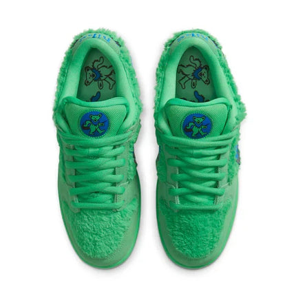 Men's Nike x Grateful Dead SB Dunk Low Green Bear Shoes