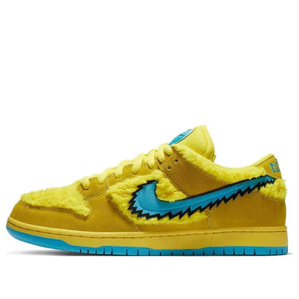 Men's Nike x Grateful Dead SB Dunk Low Yellow Bear Shoes