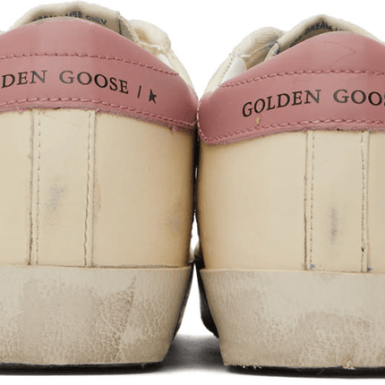 Men's SSENSE Exclusive White Super-Star Sneakers In Cream Rose