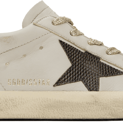 Men's SSENSE Exclusive White Super-Star Sneakers In Grey Black Plum