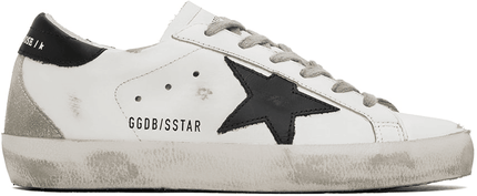 Men's SSENSE Exclusive White Super-Star Sneakers In White Black