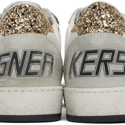 Men's SSENSE Exclusive White Super-Star Sneakers In WhiteBlackGoldIce