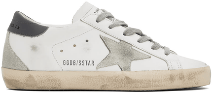 Men's SSENSE Exclusive White Super-Star Sneakers In White Dark Gray