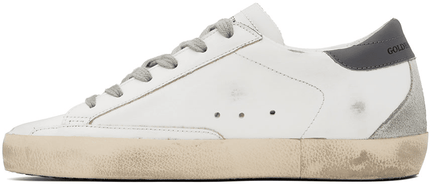 Men's SSENSE Exclusive White Super-Star Sneakers In White Ice Gray